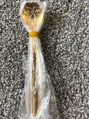 Gold Paw Print Spoon - Decorative Home Accent